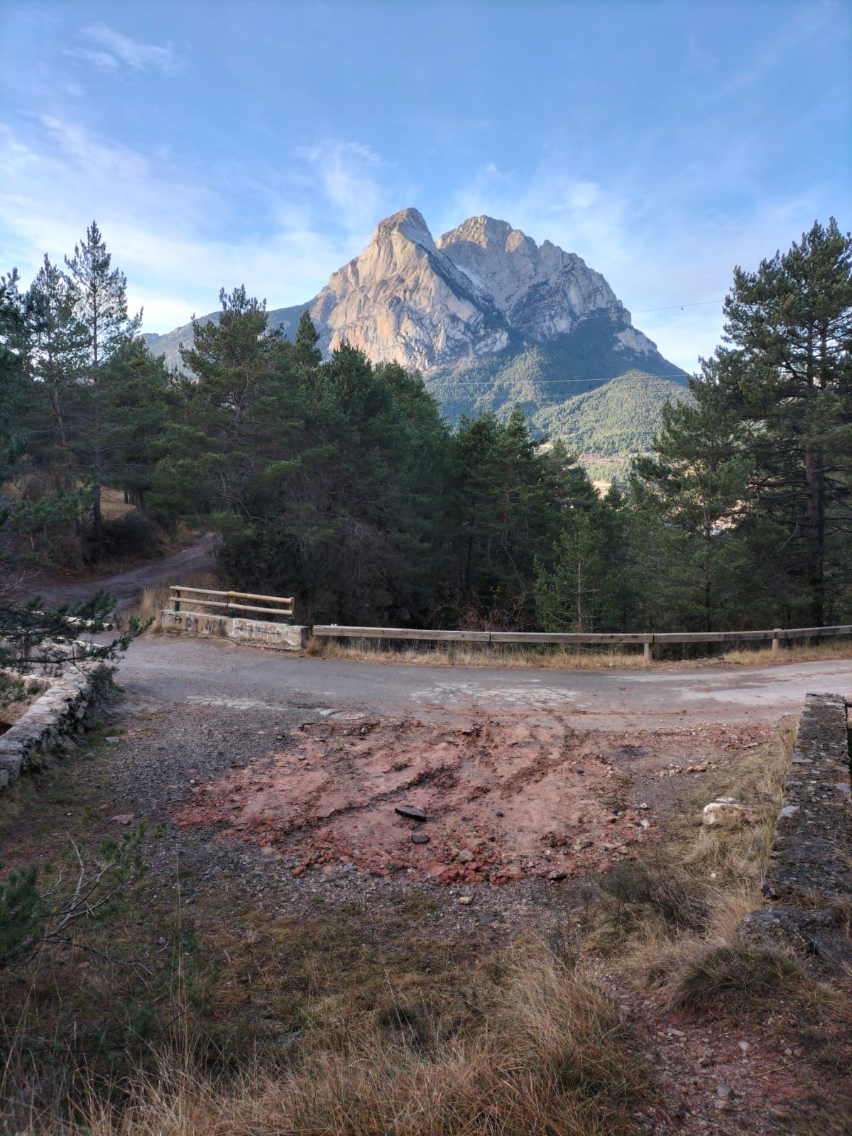 El Pedraforca des del camí