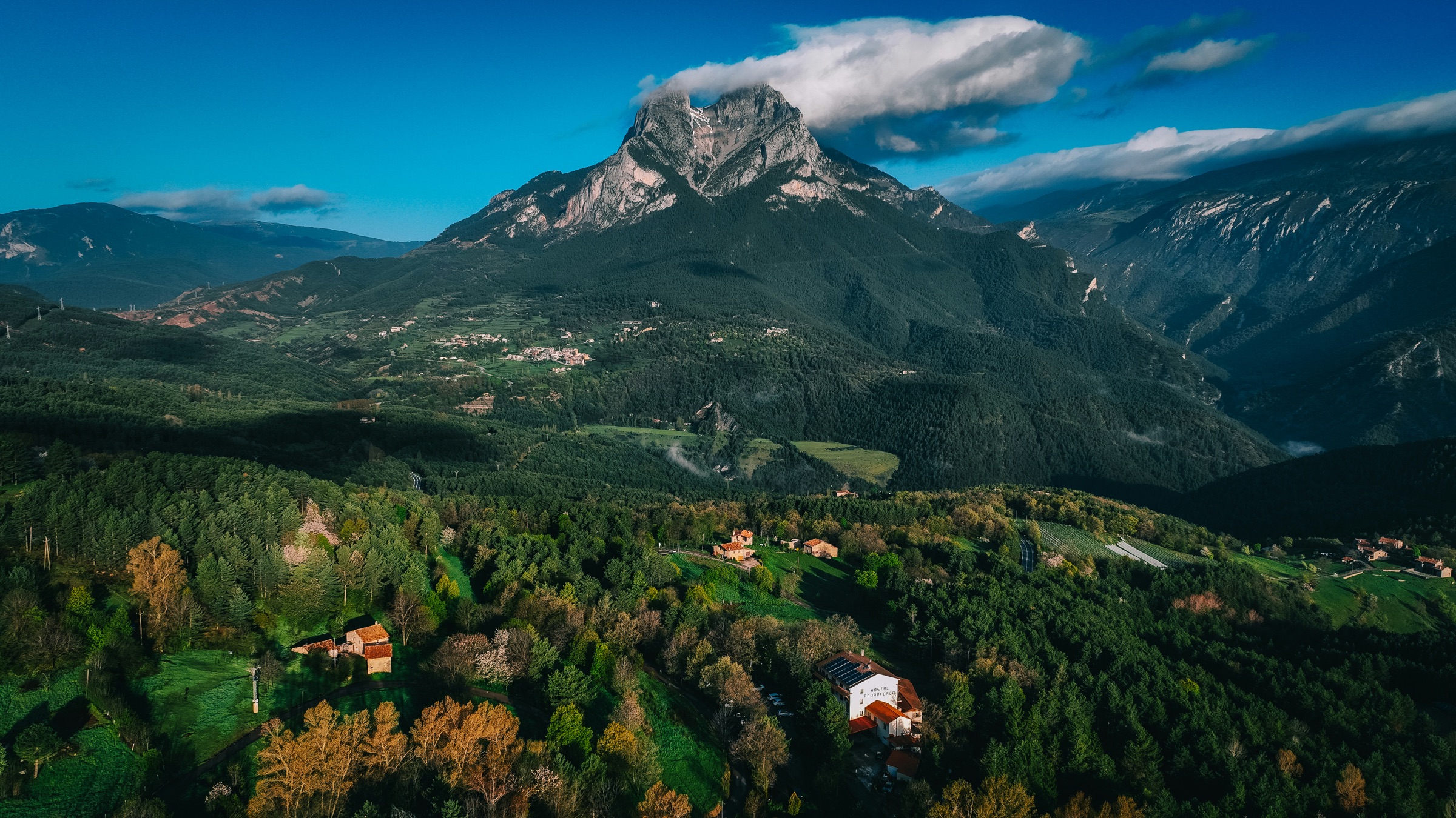 La vall del Berguedà amb el Pedraforca